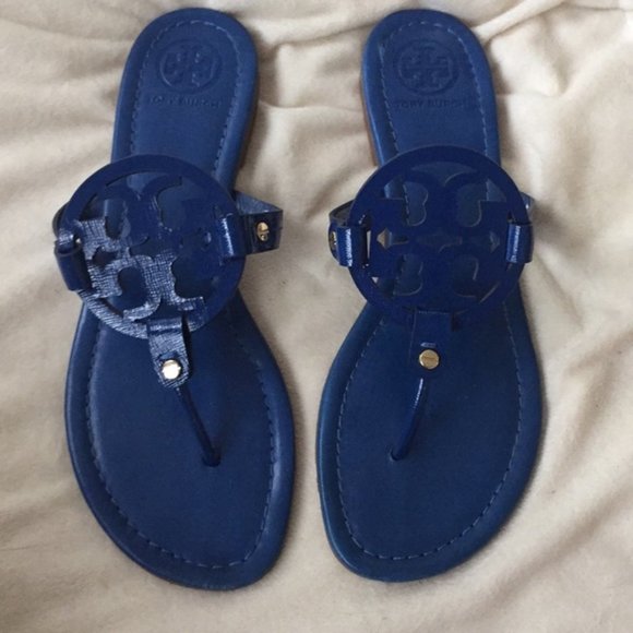 Tory Burch Shoes - Royal Blue Tory Burch Miller Sandals